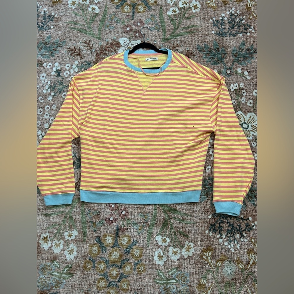 Free people Classic Striped Oversized Crewneck - Picture 4 of 5